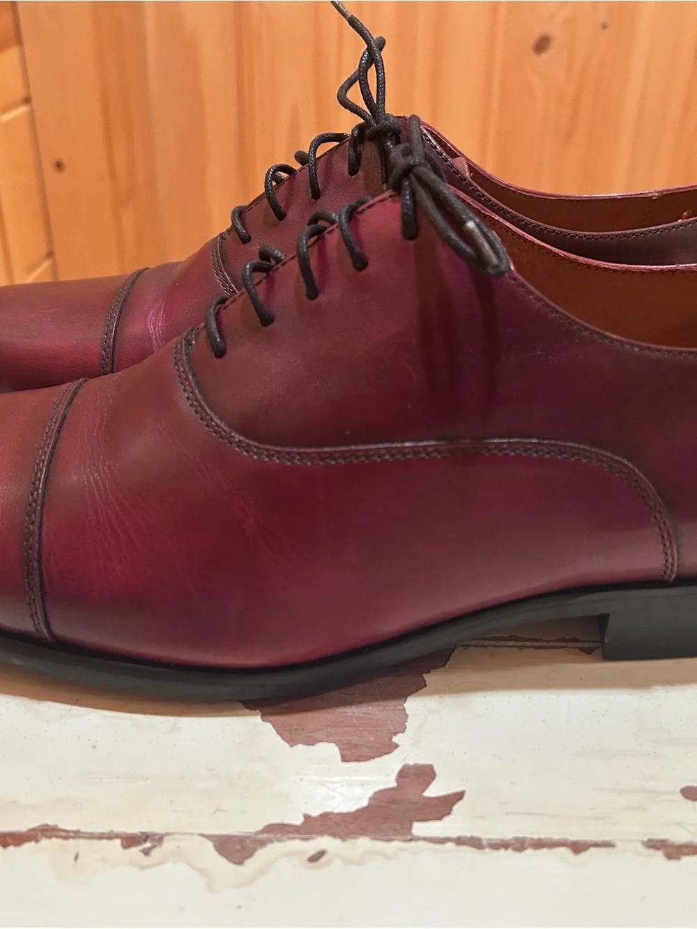 Men's FLORSHEIM SORRENTO CAP TOE OXFORD DRESS SHOES